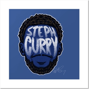 Steph Curry Golden State Player Silhouette Posters and Art